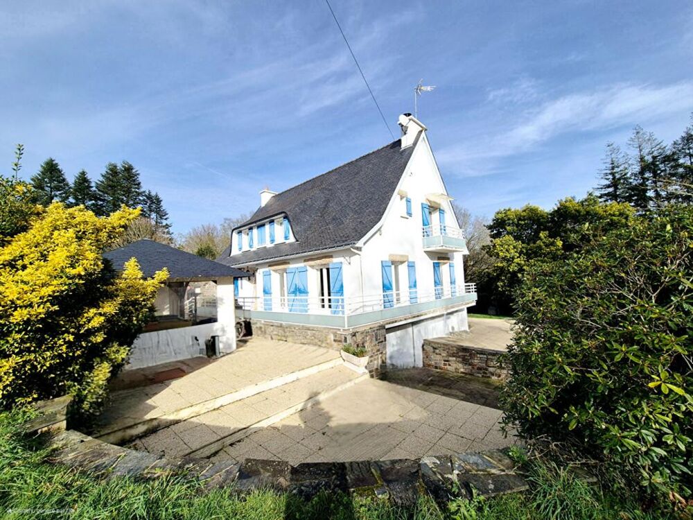 Vente Maison Belle Propriété dans le Morbihan - 6 pièces - 162 m2 - Terrain 17 500 m2 -5 min de Cléguer - 16 km de Lorient- 25 km des plages Pont scorff