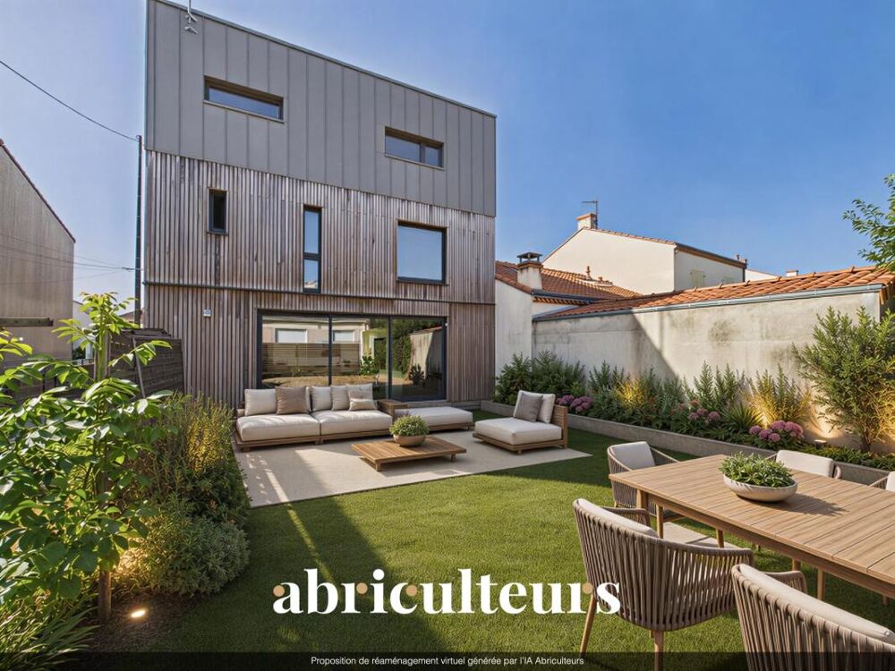 Vente Maison Vaste maison familiale d'architecte de 220M2 - Jardin - 5 chambres - Un garage/buanderie - Mobilier sur-mesure - 2 parking - Rez Reze