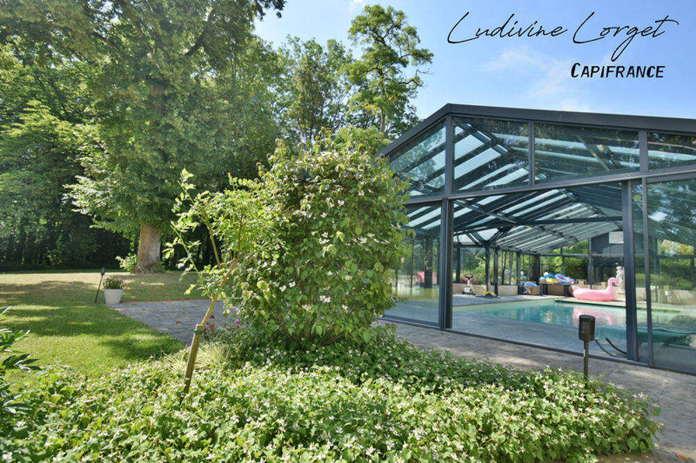 Château à vendre proche de Soissons  720 m² avec 5 chambres -Maison indépendante de 85 m², piscine couverte, grand garage et pa