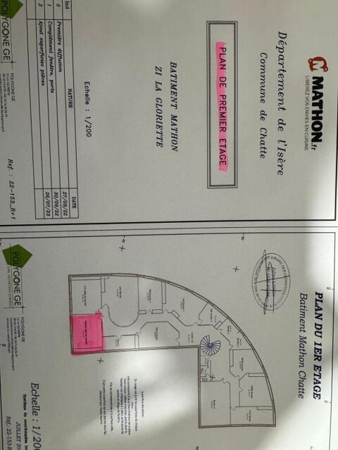 Bureau &Agrave; Louer 385 38160 Chatte