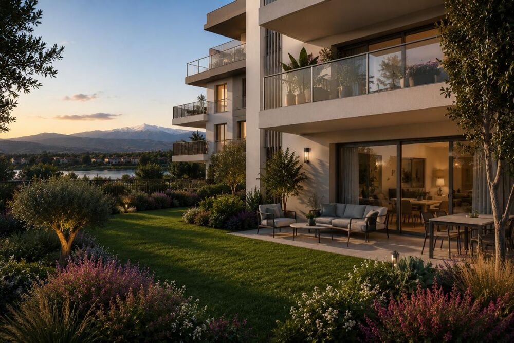 Vente Appartement T2 avec Terrasse & Jardin - Vue Lac et Montagnes ! Villeneuve de la raho