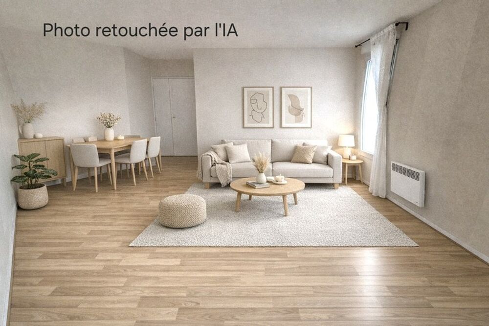Appartement T3, cave et une place parking