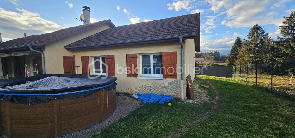 Vente Maison CREYS-MÉPIEU – Maison de plain-pied de 98 m² avec grand terrain – 285 000 € Creys mepieu
