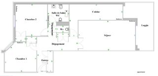  Appartement � vendre 3 pi�ces 78 m� Nice