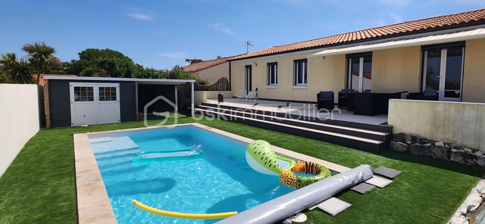 MAISON INDIVIDUELLE DE PLAIN PIED 4 PIECES 100M2, GARAGE, PISCINE, ABRI ET TERRAIN DE 600 M2