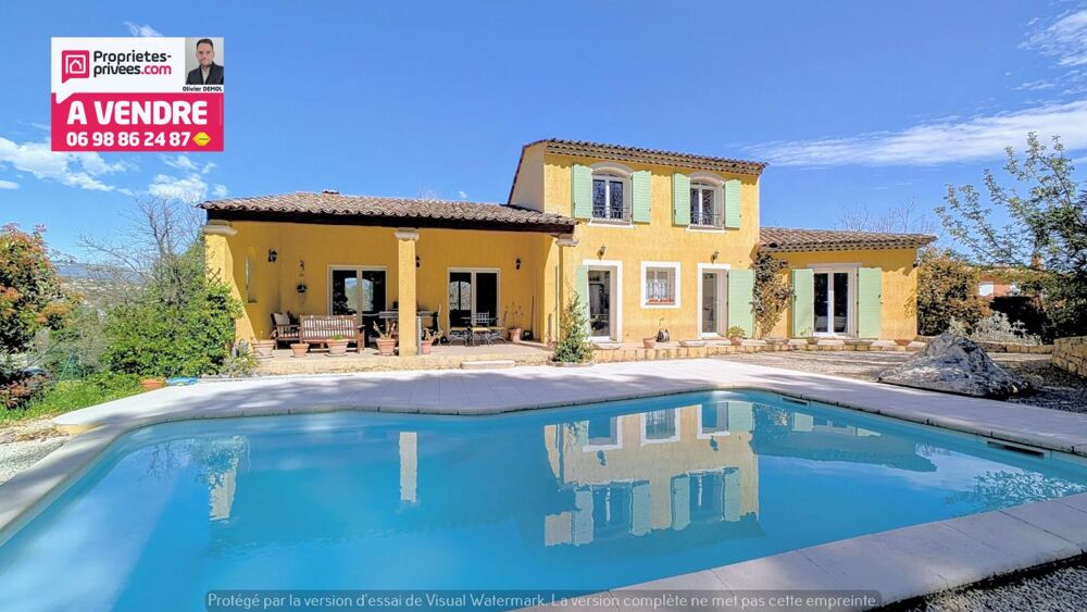 Vente Maison BELLE VILLA RECENTE de 215 m² Hab; 160 m² + 2 PIECES 50 m². CALME ET RESIDENTIEL Fayence