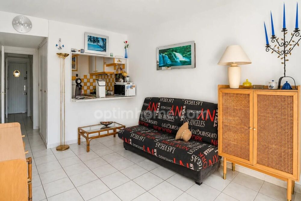 Vente Appartement LA GRANDE-MOTTE (34280) – STUDIO CABINE AVEC COIN NUIT – 31,59 M² – BALCON – VUE MER & PORT – EXPOSITION SUD – ASCENSEUR La grande motte