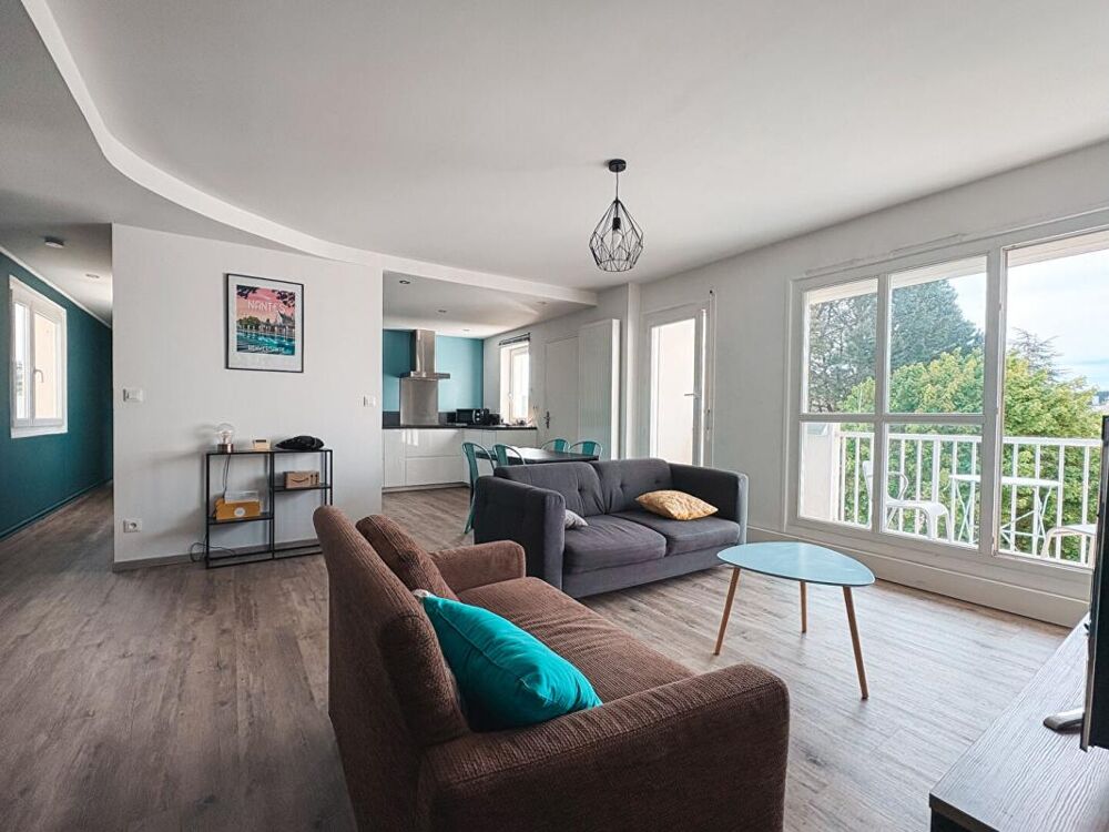 Appartement 4 chambres - terrasse et parking - Nantes Barberie