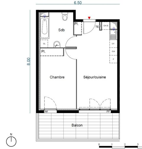  Appartement � louer 2 pi�ces 41 m�