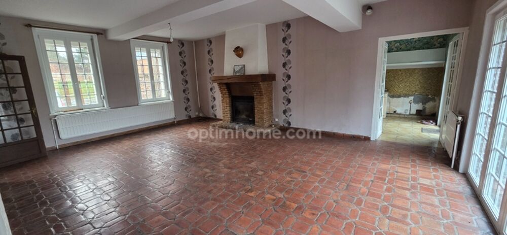 A ROMERIES 59730 - MAISON DE CARACTERE A FORT POTENTIEL EN COEUR DE VILLAGE - 4 A 6 CHAMBRES