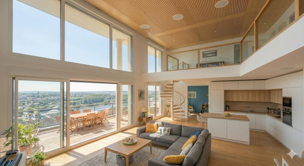 Vente Appartement *Magnifique 5 pièces Duplex traversant avec terrasses et parking* Cormeilles en parisis