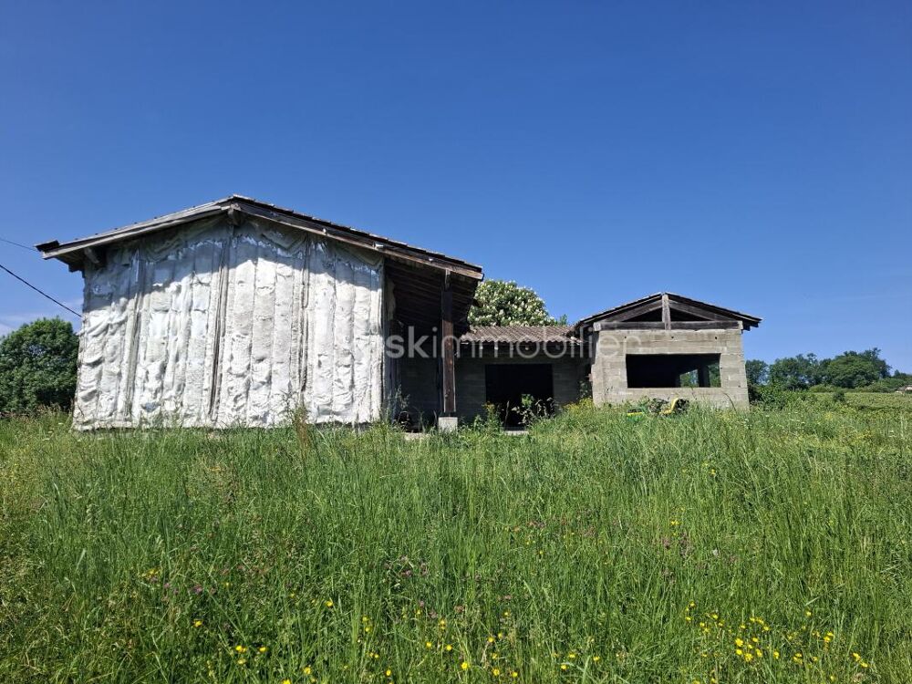 Maison à terminer de 160 m²  Vue campagne  Pessac-sur-Dordogne (33890)