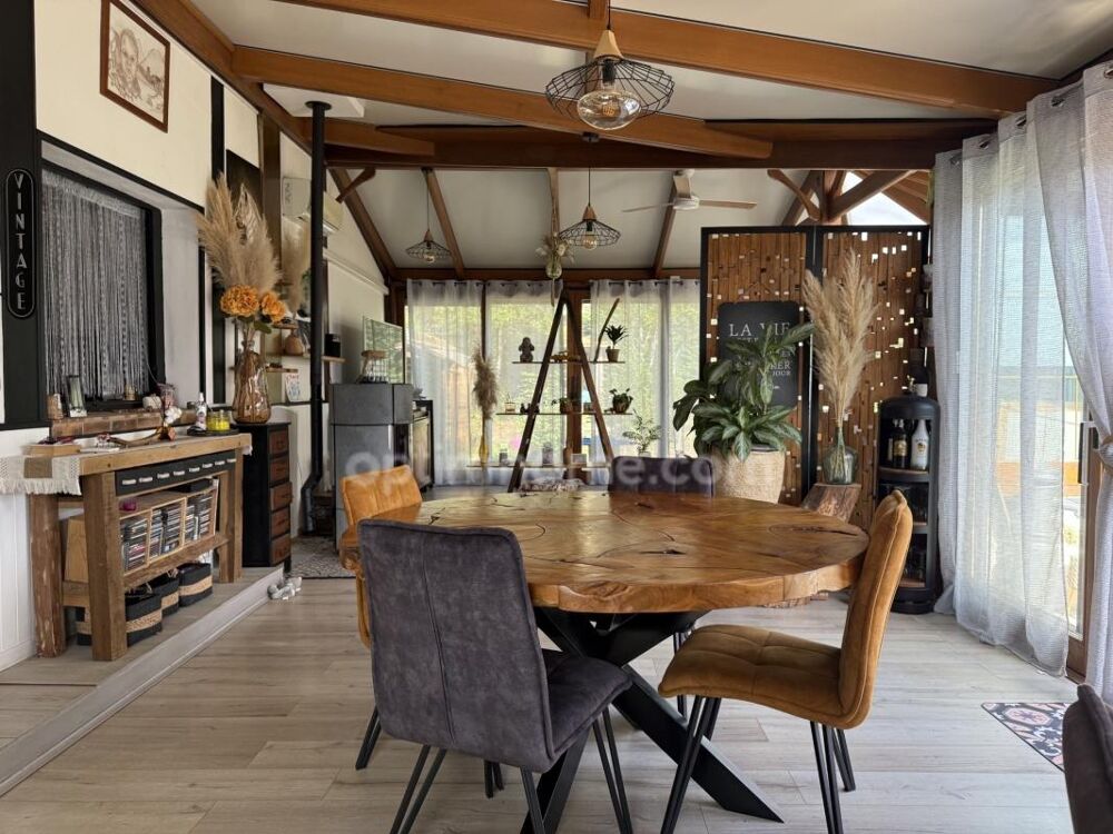 Vente Maison ? CHAMARANDE – COUP DE CŒUR pour cette maison atypique 109 M² avec chalet et jardin de 860 m² Chamarande