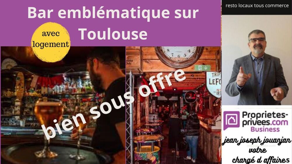   TOULOUSE -  Bar emblématique des années 90 