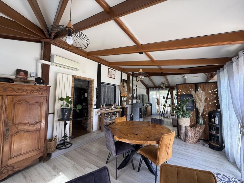 Vente Maison ? CHAMARANDE – COUP DE CŒUR pour cette maison atypique 109 M² avec chalet et jardin de 860 m² Chamarande