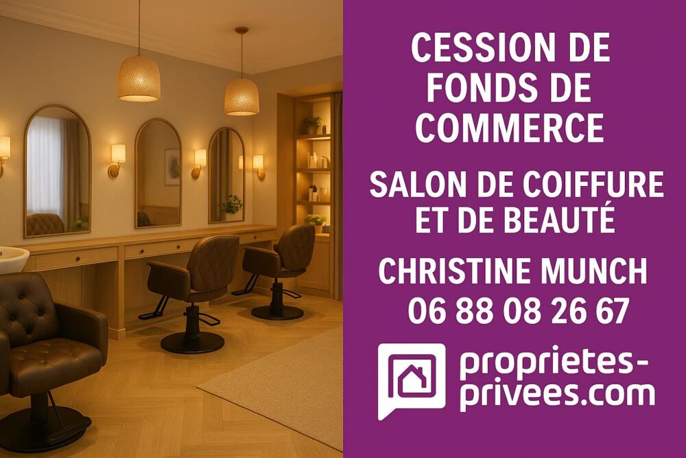   PONTOISE -  SALON DE COIFFURE ET DE BEAUTE - EMPLACEMENT N°1 
