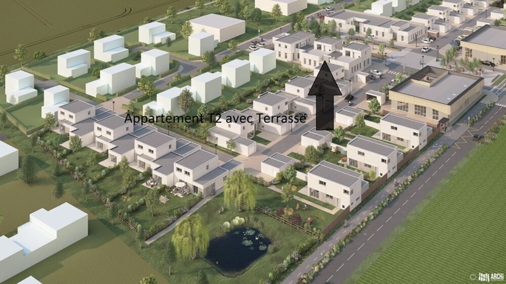 Vente Appartement appartement à vendre 2 pièces avec Terrasse LAIZE LA VILLE (14) Laize la ville