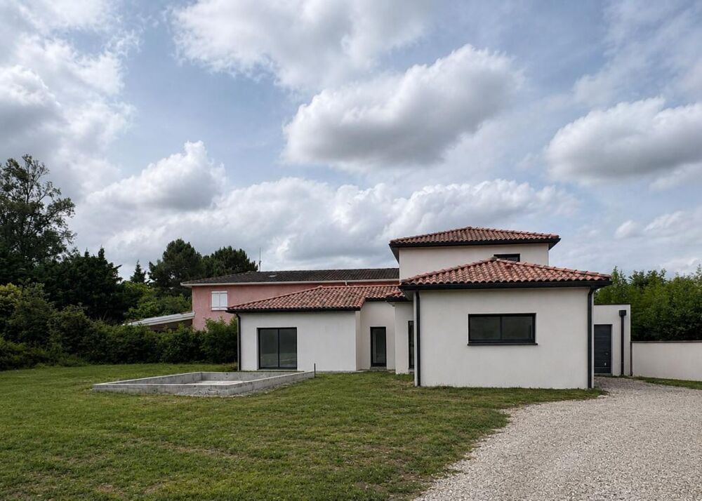 Maison contemporaine récente de 150m2 avec piscine-Pompertuzat
