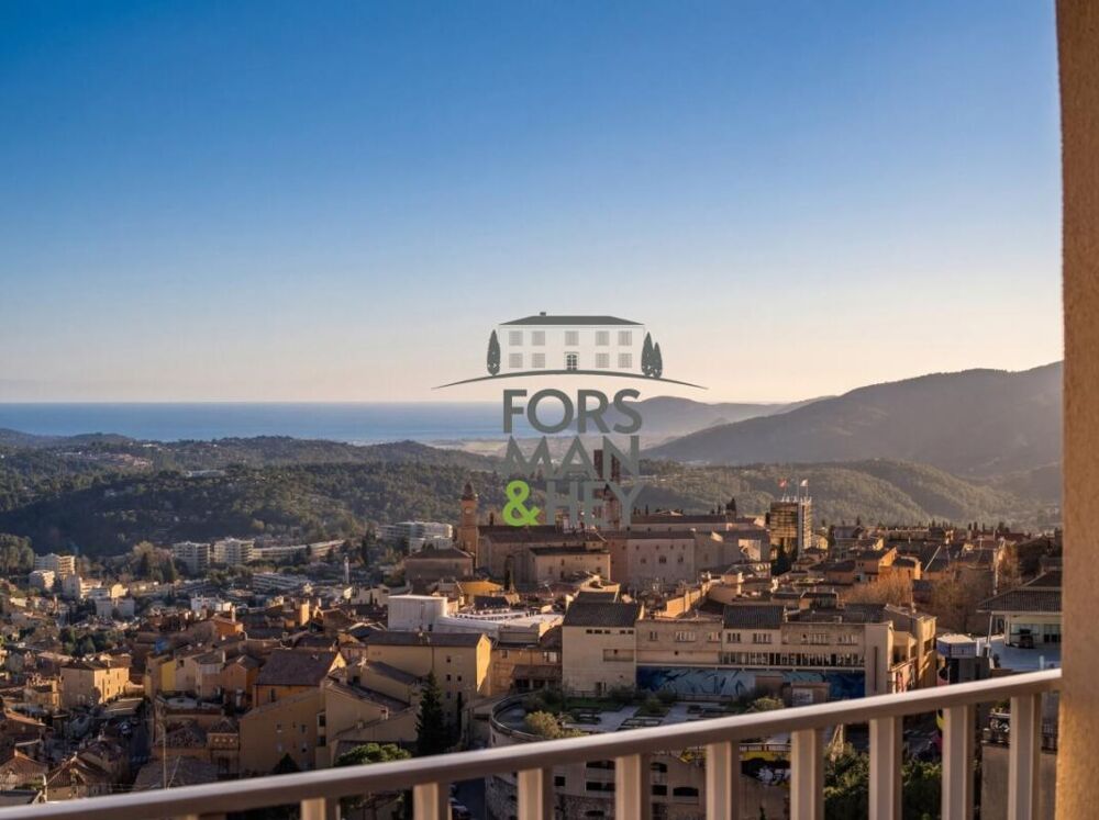 Vente Appartement Beau 2 pièces avec vue mer imprenable et place de parking Grasse