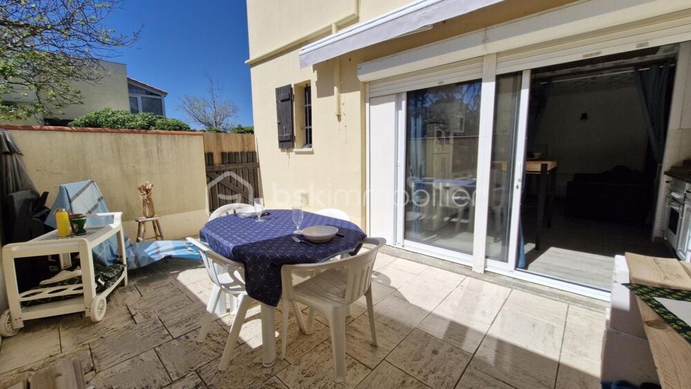 T2 avec terrasse 16 m² plein SUD sans vis-à-vis  À 2 pas de la plage !