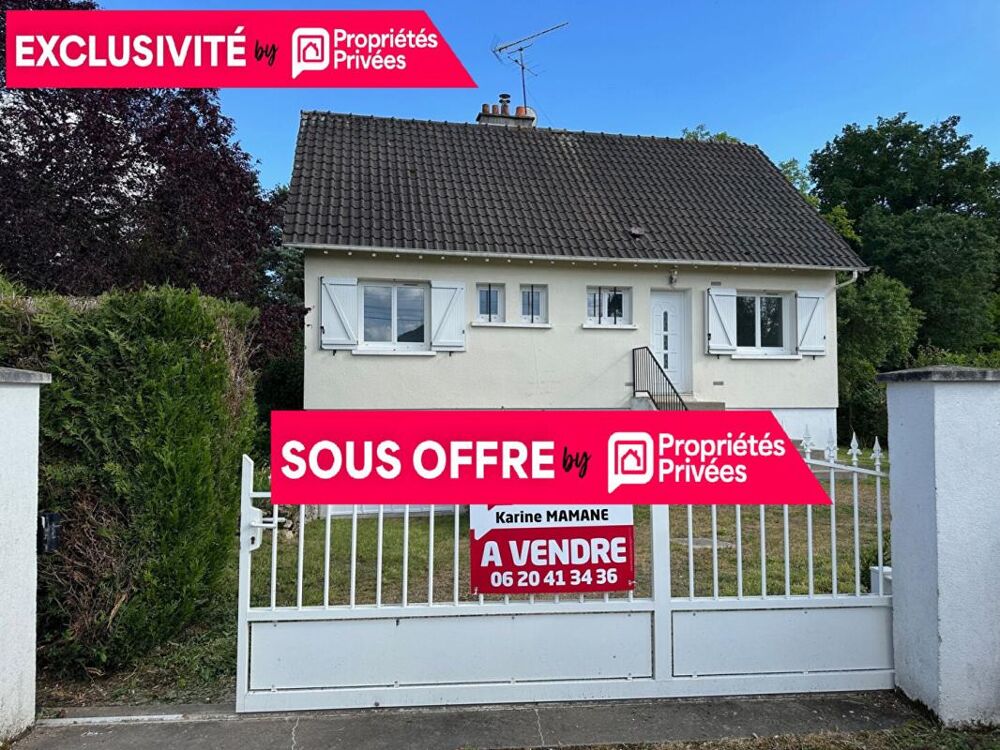 A VENDRE PAVILLON PROCHE VILLEMANDEUR et MONTARGIS - 1h de PARIS Gare de BERCY - MAISON 6 PIECES 110 m2 + SOUS-SOL TOTAL, TERRAI