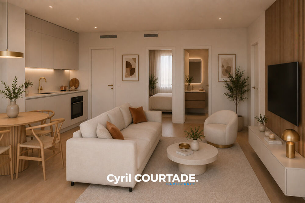 Lattes, Dpt Hérault (34), Grand appartement 2 pièces de 44,70 m² - Terrasse 10 m²