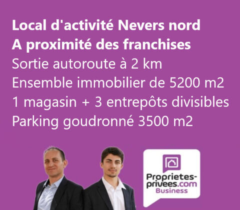 VARENNES-VAUZELLES - LOCAL D'ACTIVITE 5 000 M&sup2;, A PROXIMITE DES FRANCHISES 720000 58640 Varennes vauzelles