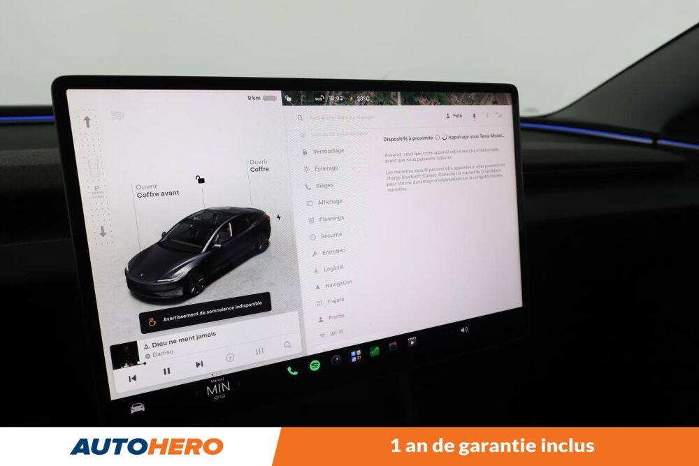 Model 3 Autonomie Standard RWD Premium 60 kWh 283 ch 2023 occasion 92130 Issy-les-Moulineaux