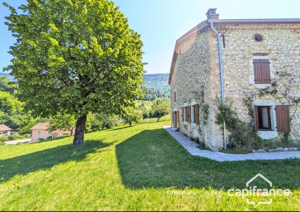Maison en pierre de 164 m2 - 5 chambres - Jardin arboré et dépendances - Saint Martin en Vercors (26420)