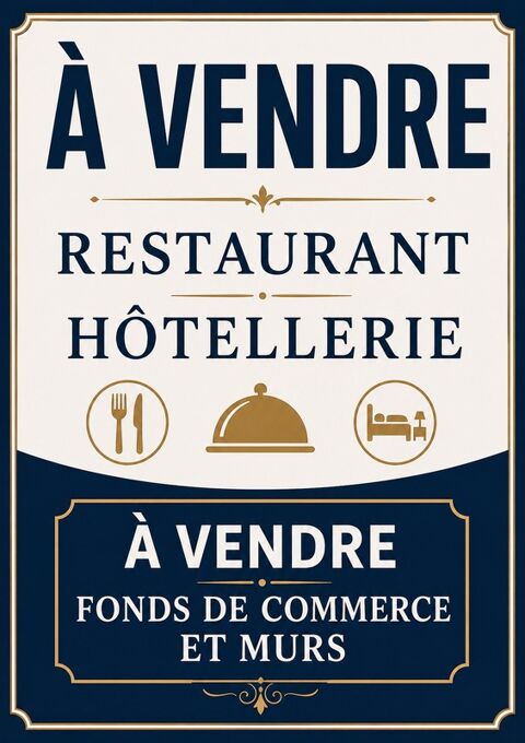 Fonds de commerce et Mur H&ocirc;tel Restaurant &agrave; vendre CRAON (53) 850000 53400 Craon