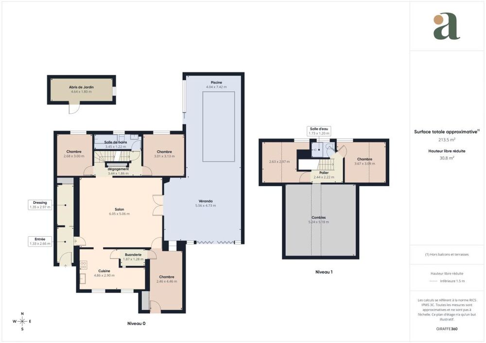 Vente Maison Maison familiale de 162 m² avec piscine intérieure, 5 chambres et véranda – Rillieux-la-Pape Rillieux la pape
