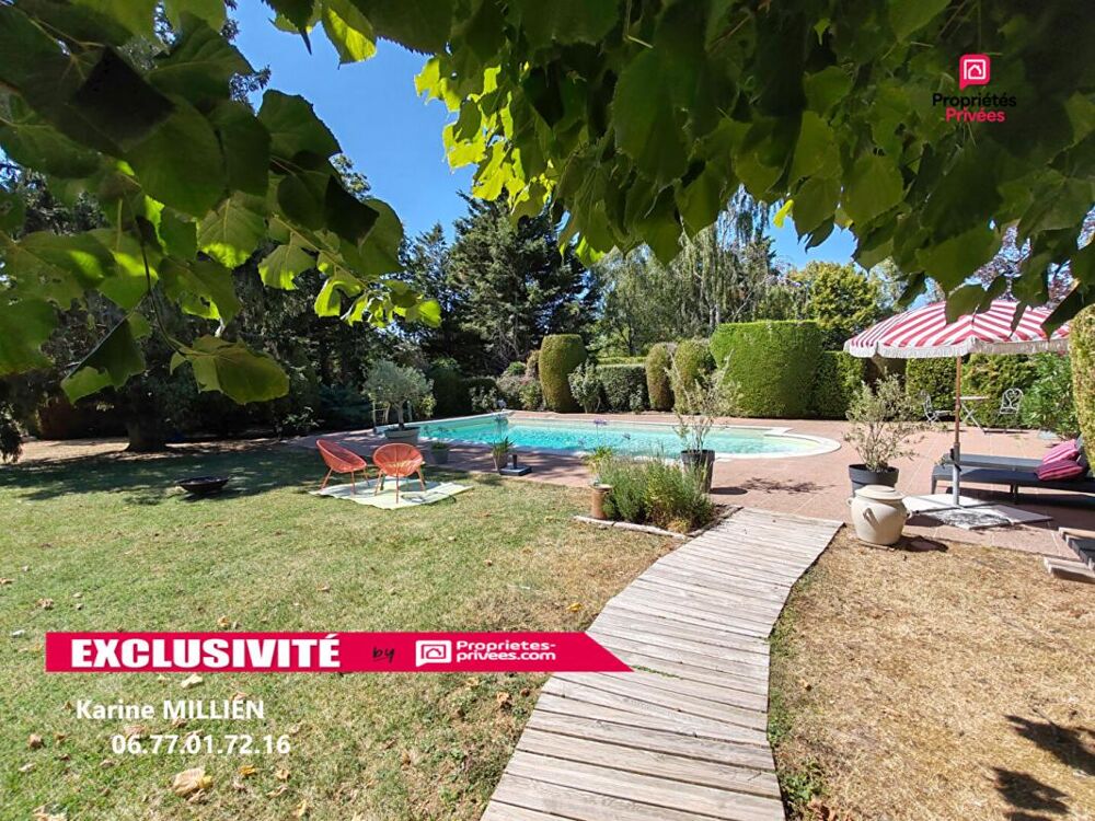 VERNEUIL D'AVRE ET D'ITON 27130 Maison individuelle - 1 étage - 4 chambres - Dépendance - Piscine chauffée et sécurisée - Terrai