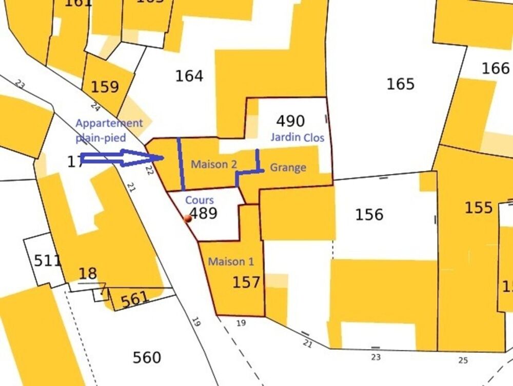2 maisons + appartement indépendant + grange de 200 m²  Idéal famille ou projet de vie- DPE B (rare)