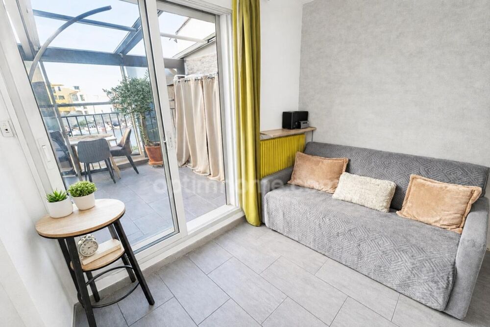 Vente Appartement Studio Cabine 35m2 rénové – Vue canal et piscine – Cap d'Agde (34) Agde