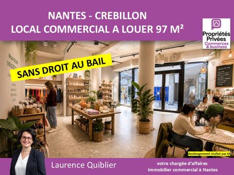 44000 NANTES CENTRE VILLE - LOCAL COMMERCIAL 97 m&sup2;  A LOUER 2829 44000 Nantes