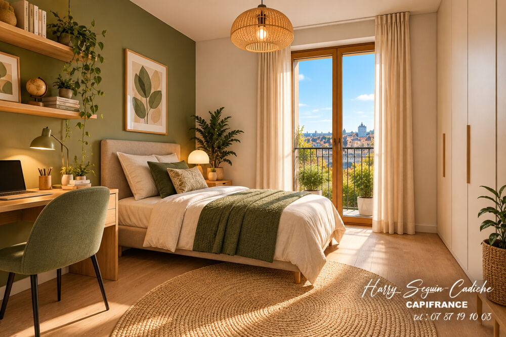 Vente Appartement Appartement à vendre 3 pièces PARIS (75) - ** T3 63,2 m² – LOGGIA 5,9 m² – 6? ÉTAGE – PARIS 20? ** Paris 20