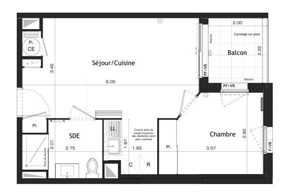 Location Appartement Studio de 37m2 à louer sur Castelnau-le-Lez Castelnau le lez