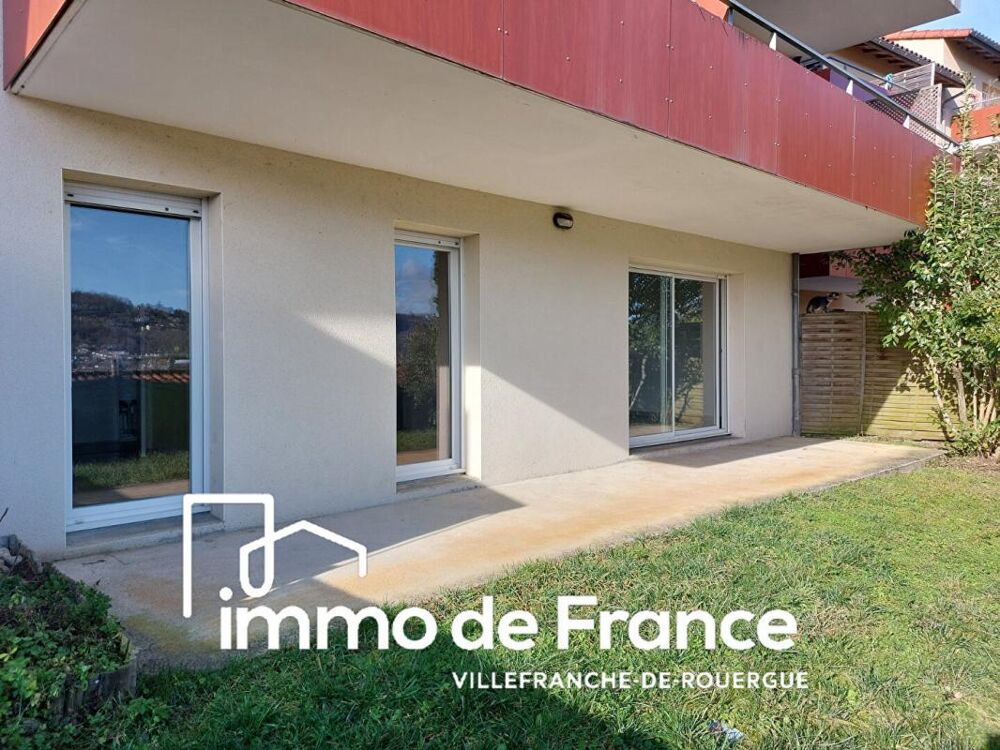 Vente Appartement Appartement  T3  63.62 m² avec terrasse+jardin+garage+parking+cellier Villefranche de rouergue