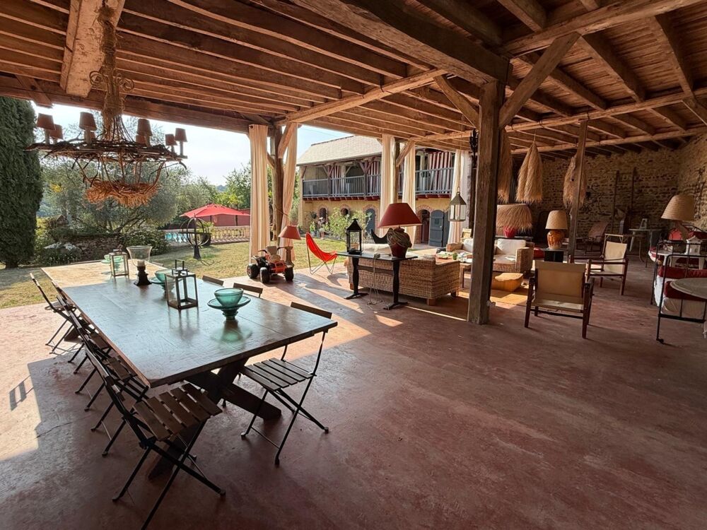 PLAISANCE DU GERS(32): élégante PROPRIETE DE CHARME et de CARACTERE XVIII-XIXs, 3,5hectares, près de Plaisance et Marciac, SANS