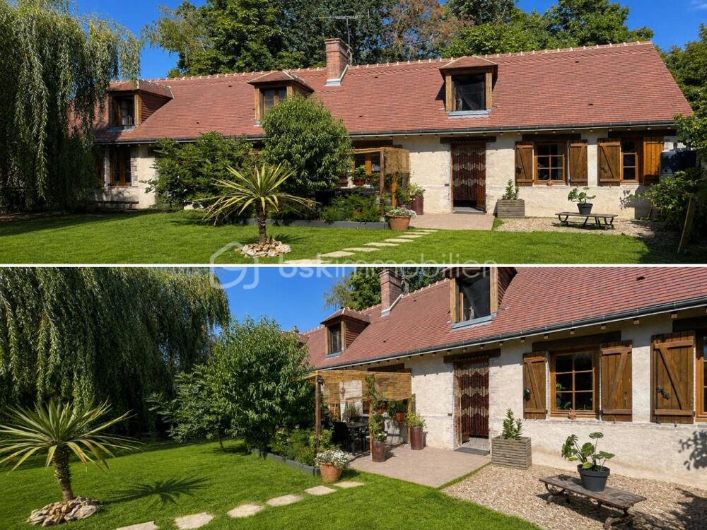 Secteur DREUX - Longère ancienne 152m² - 6 pièces - Terrain 398m²