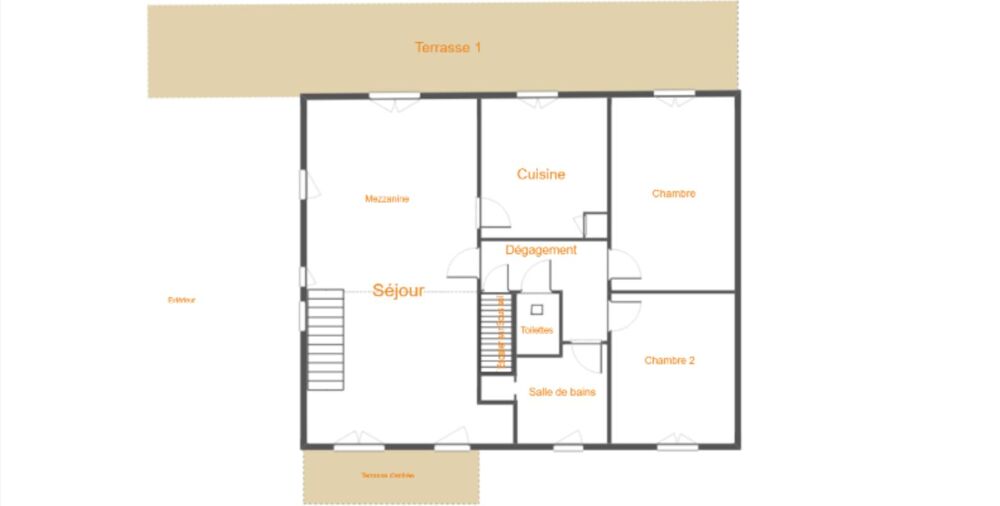 Maison Le Beausset 4P de 91,34 m2 habitables, avec sous-sol, terrasse et jardin