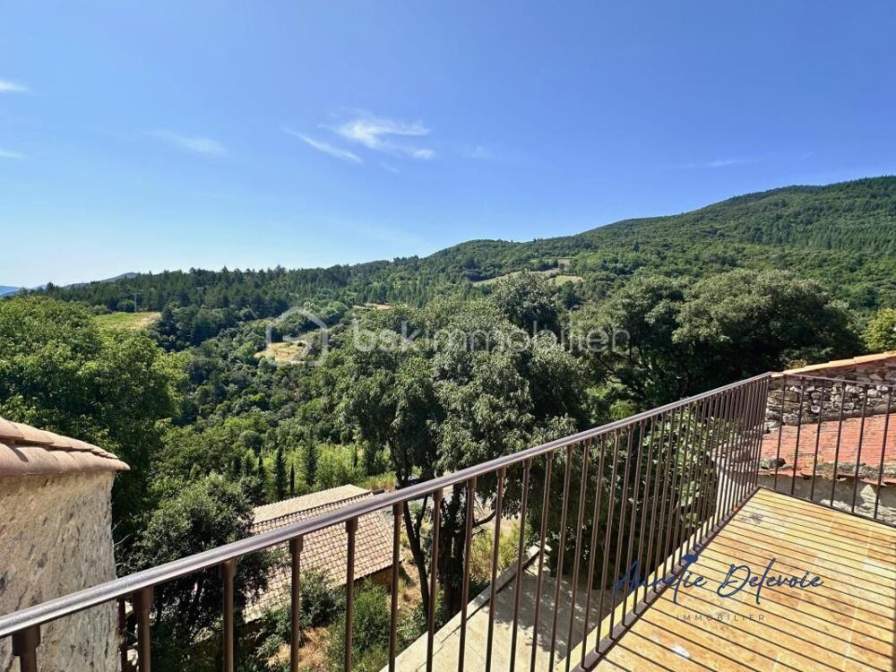 Vente Maison Roquebrun (Hérault) – Maison en pierre, 4 suites, terrasse et vue dégagée Roquebrun