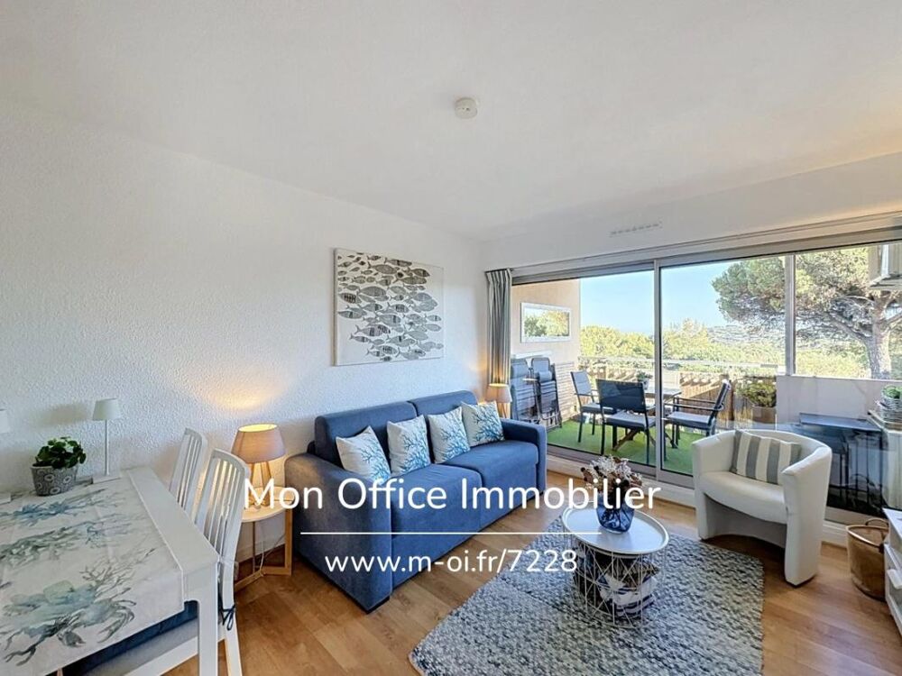Vente Appartement Référence : 7228-LES. - T2 CABINE VUE MER PROCHE PLAGES DANS RESIDENCE CALME AVEC PISCINE À CAVALAIRE SUR MER Cavalaire sur mer