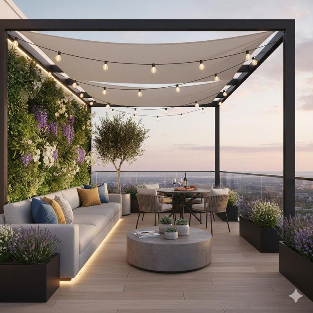 Vente Appartement **TERRASSE PLEIN SUD - ÉTAGE ÉLEVÉ - PARKING - BEL APPARTEMENT 3 PIÈCES Lyon 3