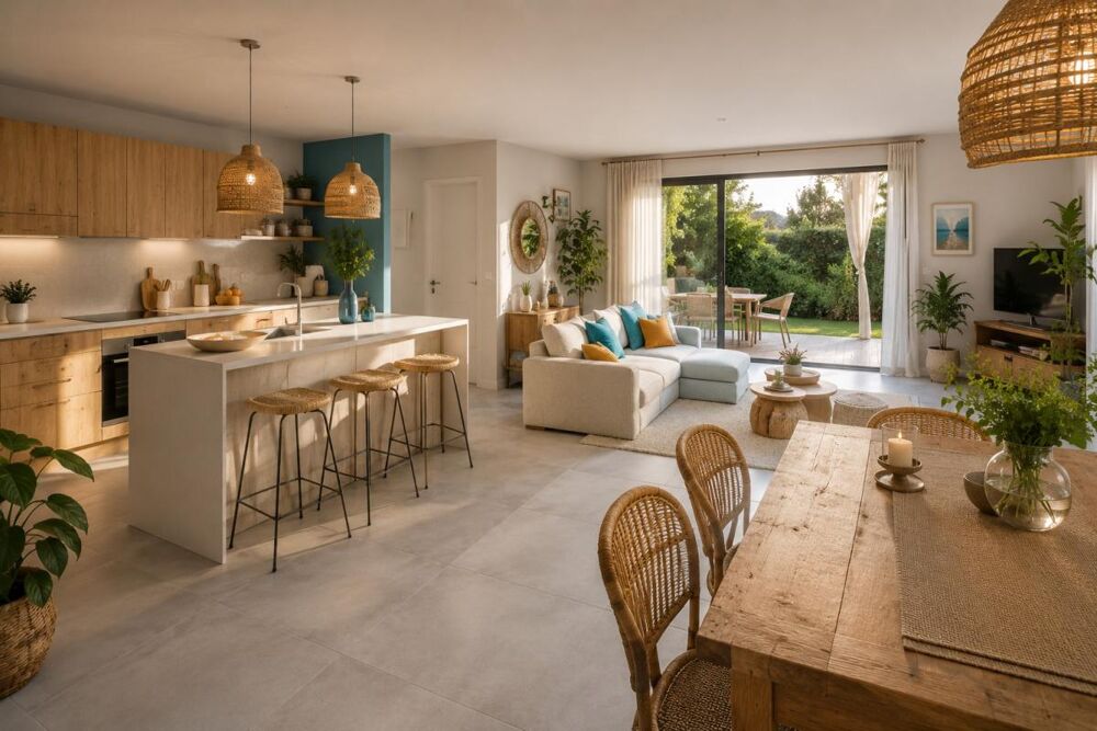 EMPLACEMENT IDÉAL - Villa T5 + jardin, parking