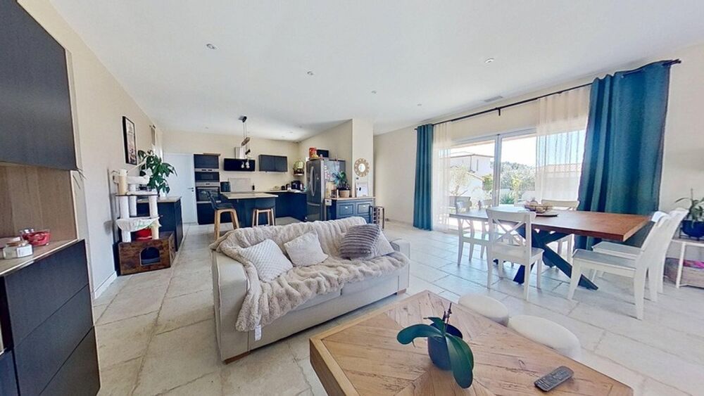 Villa Plain-pied Contemporaine 124m²  Piscine  Terrain 750m²  Aumelas (34)