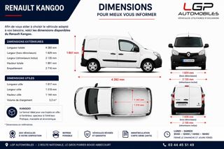 Kangoo Express 1&deg; Main / 1.5L B DCI 95cv de 2021 version GRAND CONFORT CLIM 2021 occasion 60430 Abbecourt