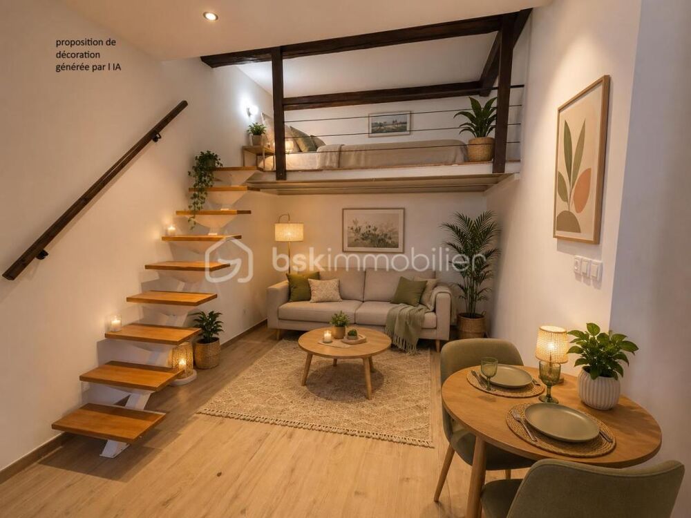 Vente Appartement SÈTE – QUARTIER DES HALLES – CHARMANT STUDIO AVEC MEZZANINE ENTIÈREMENT RÉNOVÉ Sete