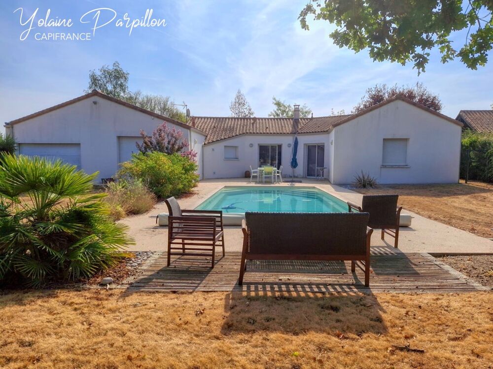 Vente Maison Maison de plain-pied offrant 4/5 chambres avec piscine sur 2000 m² aux BROUZILS (85) Les brouzils