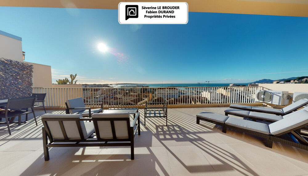 Penthouse 3 pièces 78 m² - 86 m² de terrasses - Vue mer & Palais des Festivals